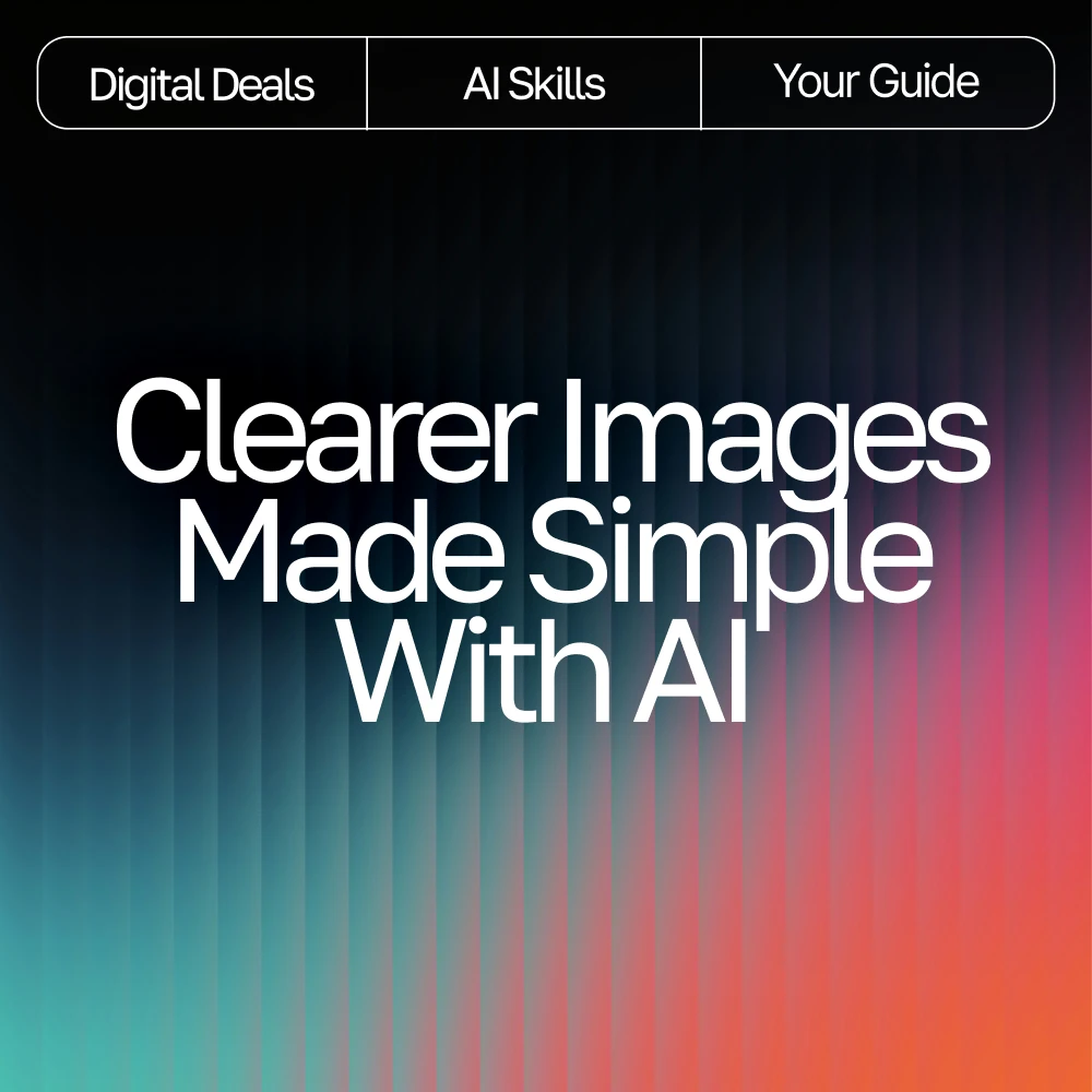 Make Images Clearer: Sharpen, Denoise, and Upscale